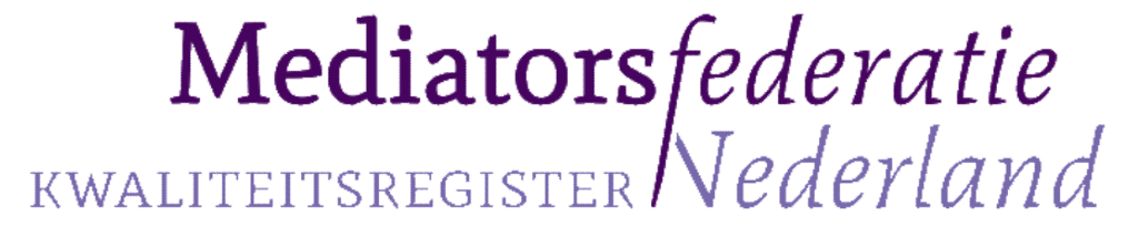 Logo Mediators federation. Kwaliteitsregister Nederland.